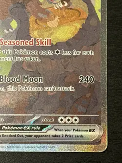 Pokemon Bloodmoon Ursaluna ex (SIR) | 216/167 Sv06: Twilight Masquerade Holo NM - Image 4