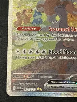 Pokemon Bloodmoon Ursaluna ex (SIR) | 216/167 Sv06: Twilight Masquerade Holo NM - Image 5
