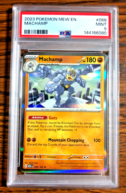 Machamp Holo Rare #068 - PSA MINT 9 - 2023 Scarlet & Violet 151 - Pokemon TCG - Image 1