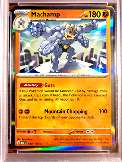 Machamp Holo Rare #068 - PSA MINT 9 - 2023 Scarlet & Violet 151 - Pokemon TCG - Image 2
