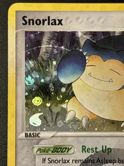 Snorlax Reverse Holo Rare FireRed & LeafGreen Reverse Holo 15/112 Pokemon Nm - Image 2
