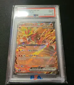 POKEMON TEF English #38 GOUGING FIRE EX PSA 9 2024 TEMPORAL FORCES 038/162 - Image 2