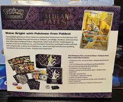 Pokemon TCG Scarlet & Violet PALDEAN FATES Elite Trainer Box ETB FACTORY SEALED - Image 3