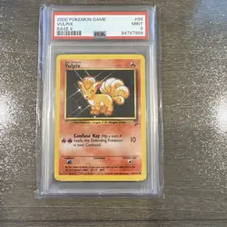Pokemon PSA 9 VULPIX 99/130 BASE SET 2 PSA 9 - Image 1