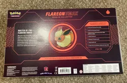 Pokemon Eevee Vmax Premium Collection Box Flareon Version, New Factory Sealed! - Image 2