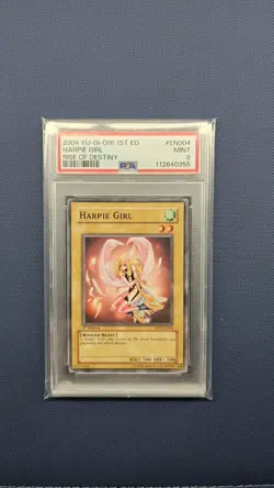 Yu-Gi-Oh! Harpie Girl Rds-EN004 1st Edition Banned Art Psa 9 - Image 1