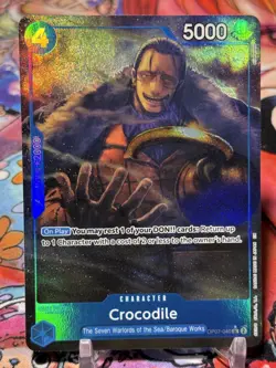 CROCODILE - One Piece OP07-040 - AA Alt Art - Premium Booster Vol 2 PRB02 - Image 1