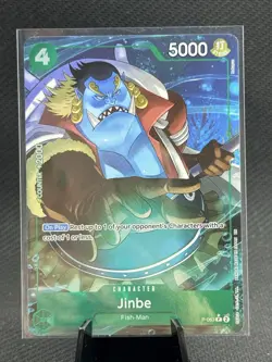 One Piece CCG Jinbe PRB-02 Foil Alt Card P-063 NM - Image 1