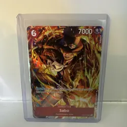 One Piece Illustration Box 5 : Sabo OP05-007 SR Super Rare Alt Art Promo English - Image 1