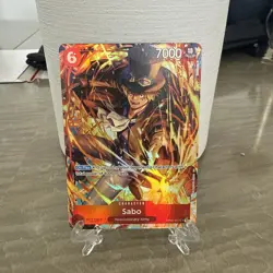 One Piece Illustration Box 5 : Sabo OP05-007 SR Super Rare Alt Art Promo English - Image 1