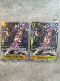 Donquixote Rosinante OP12-108 One Piece Illustration Promo Alt Art NM X2 - Image 1