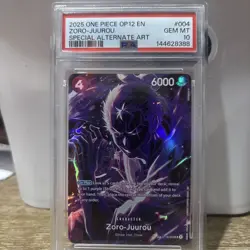 ZORO JUUROU 2025 ONE PIECE ST18-004 OP12 LEGACY OF THE MASTER SP PSA 10 ENGLISH - Image 1