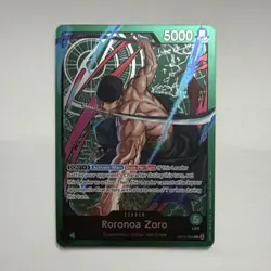 Roronoa Zoro Leader Foil OP12-020 5000 Power Supernovas One Piece CCG - Image 1