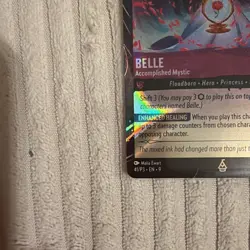 Disney Lorcana - Belle Accomplished Mystic - Promo Foil Disneyland DCA Exclusive - Image 3