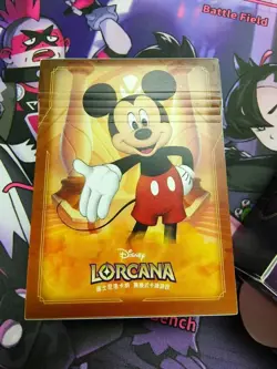 Lot 2 Disney Lorcana The First Chapter Deck Storage Box Mickey Mouse And Elsa - Image 5