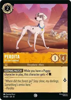 Perdita-On The Lookout 14/204 Reign of Jafar Non-Foil Disney Lorcana - Image 1