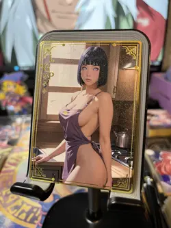 Goddess Story Metal Card Rare Waifu Anime Naruto Hinata - Image 2