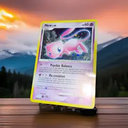 2007 Pokemon Secret Wonders Holo Bleed Error Mew Card #15/132 - Image 2