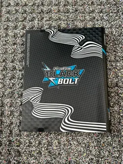 Pokemon TCG Card BLACK BOLT Binder - EMPTY BINDER and POSTER - NEW - Image 3