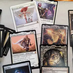 Premium WHITE Commander Magic Deck. Many Rare Cards, Very Fun Artifact Mana Ramp - Image 4