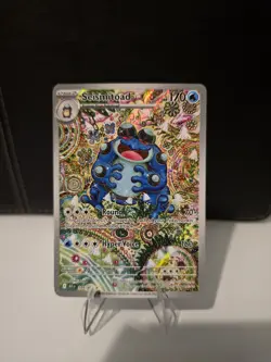 Pokemon TCG Seismitoad 105/071 BLK Full Art Holo 170 HP Water Card Stock - Image 1