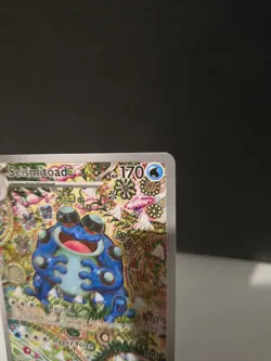 Pokemon TCG Seismitoad 105/071 BLK Full Art Holo 170 HP Water Card Stock - Image 2