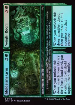 Moldering Gym // Weight Room - Foil - MTG Cards Shop - Image 1