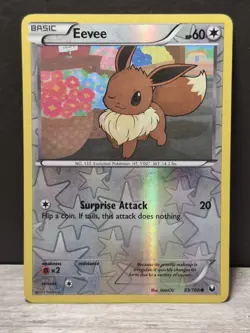 Eevee Common Reverse Holo Dark Explorers 83/108 Pokemon Card WOTC Nintendo - Image 1