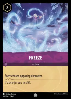 63/204 EN | Freeze | Disney Lorcana common card (2023) - Image 1