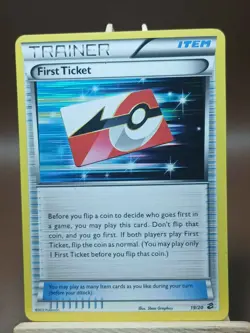 HP Pokemon Card First Ticket 19/20 Holo Rare Black White Dragon Vault - Image 1