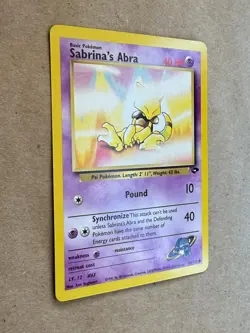 6 Gym Challenge Pokemon Cards Abra Gastly Psyduck Psychic Control Warp Point NM - Image 2