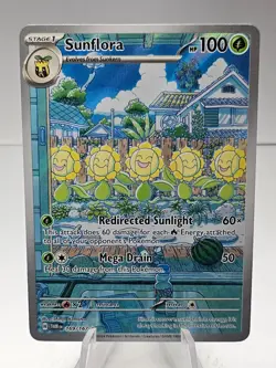Pokemon Card TCG - Sunflora 169/167 Illustration Rare Twilight Masquerade - #6 - Image 1