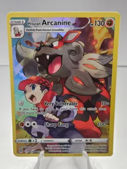 Hisuian Arcanine TG08/TG30 Lost Origin Trainer Gallery Ultra Rare Pokemon Card - Image 1