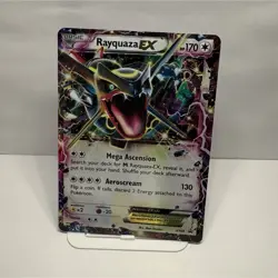 Pokemon Rayquaza EX Full Art Ultra Rare XY69 170 HP Dragon Card - Image 1