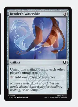 Bender's Waterskin | MTG TLA Avatar | Artifact Mana Rock Any Color Untap | NM - Image 1