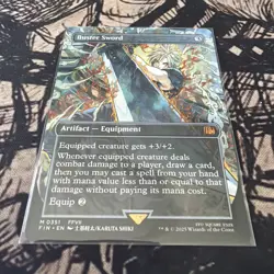 MTG Buster Sword (Borderless) Final Fantasy Regular M 351 - Image 1