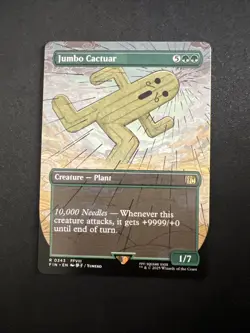Jumbo Cactuar (Borderless) Final Fantasy Regular Mint - Image 1