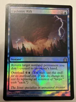 Cyclonic Rift (Foil) Magic The Gathering MTG Return to Ravnica - Image 1