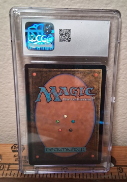 1996 Magic The Gathering Mirage Worldly Tutor Graded CGC 8.5 - Image 3