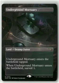 Magic The Gathering Underground Mortuary (Borderless) Murders at Karlov Manor - Image 1