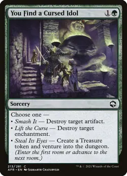 You Find a Cursed Idol Adventures in the Forgotten Realms MTG NM - Image 1