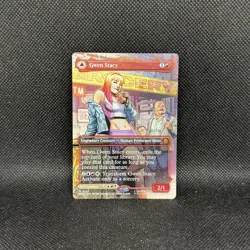 Gwen Stacy Ghost-Spider BORDERLESS Magic The Gathering Spider-Man 0202 SPM M - Image 1