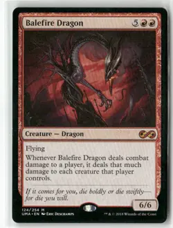 Magic the Gathering Balefire Dragon Ultimate Masters #124 - Image 1