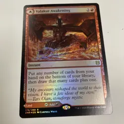 MTG - Valakut Awakening \ Valakut Stoneforge - Instant \ Land - ZNR #174 -FOIL - Image 1