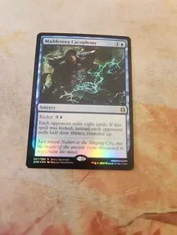 Maddening Cacophony Foil Zendikar Rising MTG LP - Image 1