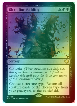 Bloodline Bidding - Foil Lorwyn Eclipsed MTG - Image 1