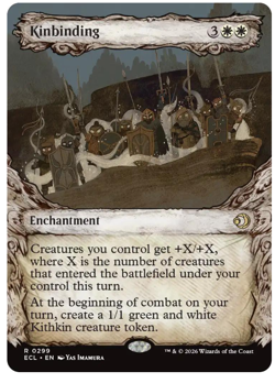 Kinbinding - Showcase Lorwyn Eclipsed MTG - Image 1