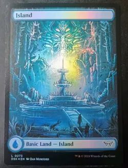 FOIL Full Art Island (273) - Duskmourn - MtG - Image 1