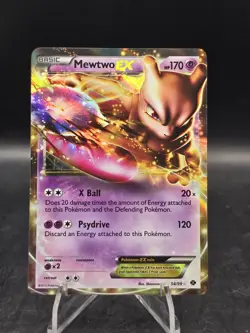 Pokemon TCG Mewtwo ex 54/99 Next Destinies Holo Ultra Rare NM - Image 1