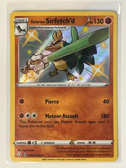 Pokemon TCG - Galarian Sirfetch'd - Shining Fates SV064/SV122 Shiny Vault - Image 1
